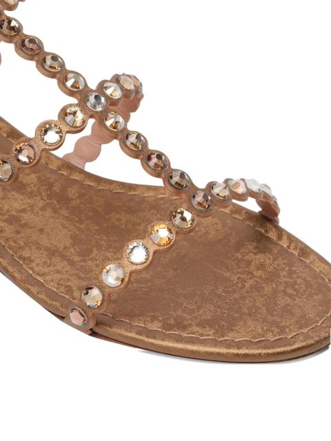 Aquazzura Tequila studded sandals - Brown