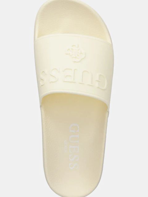 Guess klapki dziecięce SLIPPERS damskie kolor beżowy E5GZ07 BB00F