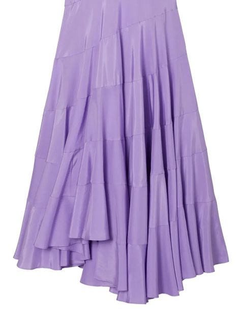 Tory Burch pleated midi dress - Purple - zdjęcie produktu nr 2