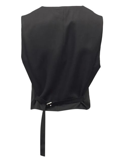 Magda Butrym silk gilet - Black - zdjęcie produktu nr 2