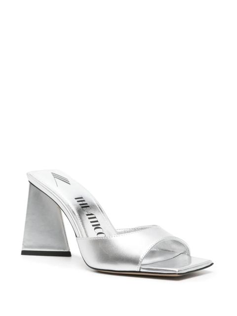 The Attico 85mm Devon metallic sandals - Silver - zdjęcie produktu nr 2