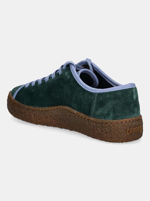 Camper sneakersy zamszowe Peu Terreno damskie kolor zielony K201824-002