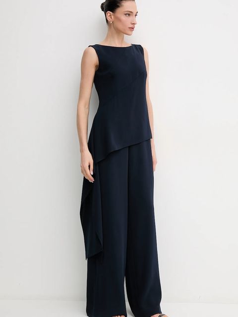 Sandro Ferrone kombinezon kolor granatowy z dekoltem okrągłym S23XBEBRACCINI - zdjęcie produktu nr 1