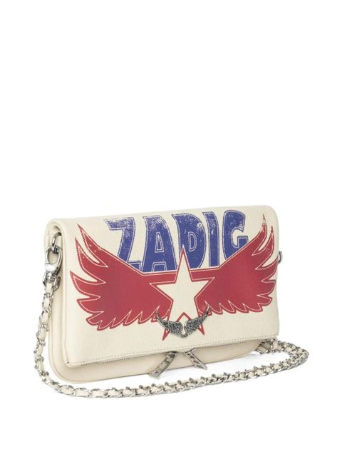 Zadig&Voltaire America leather shoulder bag - White