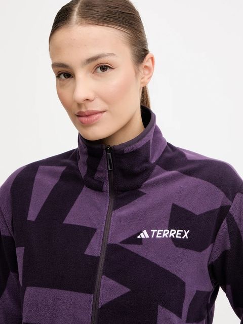 adidas TERREX bluza outdoorowa Multi damska kolor fioletowy wzorzysta JN0996