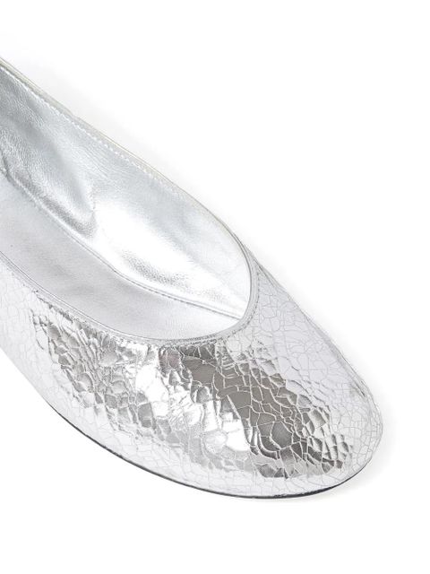 Gimaguas metallic-effect ballerina shoes - Silver - zdjęcie produktu nr 2