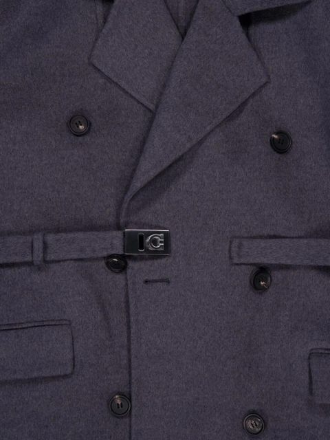 Ferragamo double-breasted coat - Grey - zdjęcie produktu nr 2