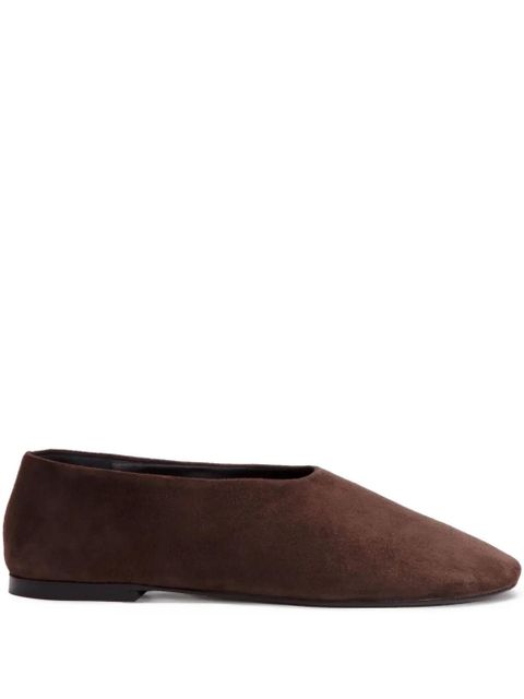 Proenza Schouler Glove suede-leather flats - Brown - zdjęcie produktu nr 1