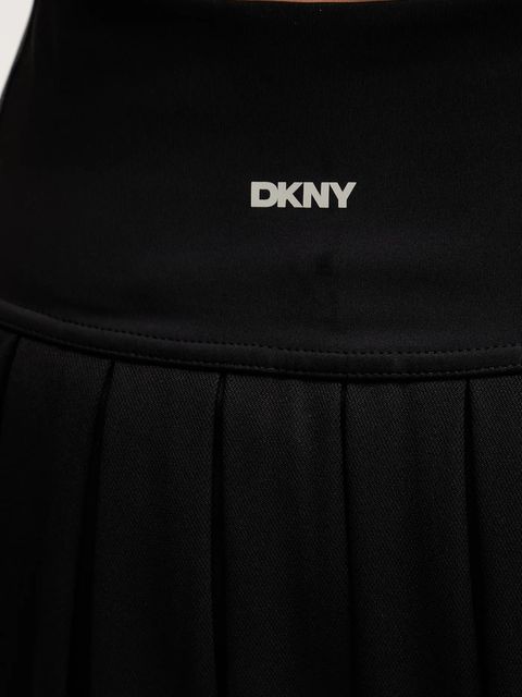 Dkny spódnica kolor czarny mini rozkloszowana DP6K1012