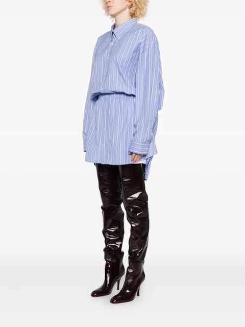 Maison Margiela striped shirtdress - Blue - zdjęcie produktu nr 2