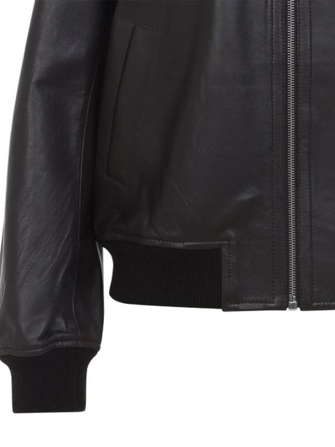 Yves Salomon zip-up jacket - Brown