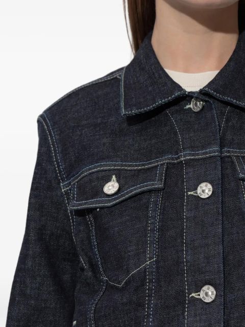 Marni button-up denim jacket - Blue