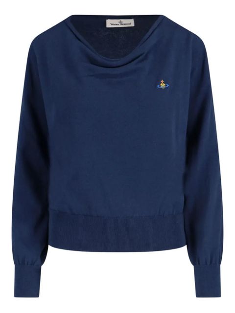 Vivienne Westwood Orb-embroidered top - Blue - zdjęcie produktu nr 1