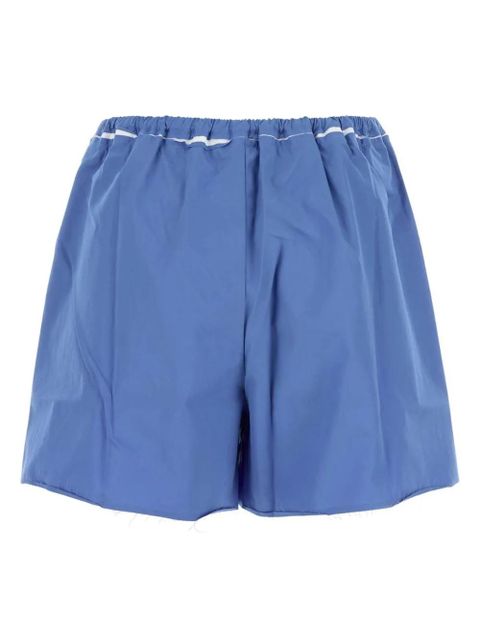 Miu Miu poplin shorts - Blue - zdjęcie produktu nr 2