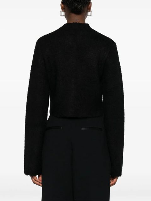 KHAITE silk-blend cardigan - Black - zdjęcie produktu nr 2