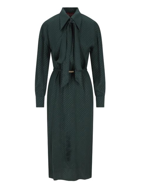 Gucci Interlocking G midi dress - Green - zdjęcie produktu nr 1