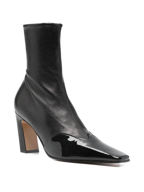 KHAITE 85mm patent pointed boots - Black - zdjęcie produktu nr 2