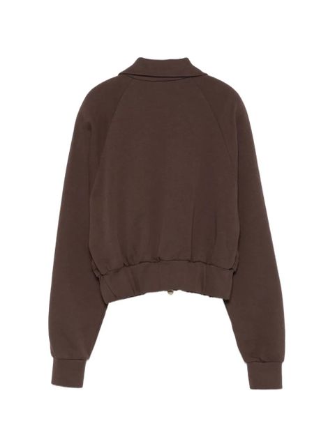 Rowen Rose zip-fastening sweatshirt - Brown - zdjęcie produktu nr 2