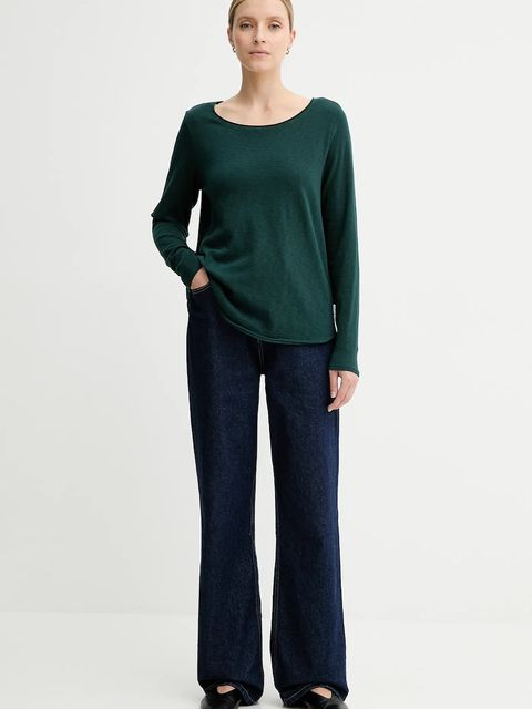 Marc O'Polo longsleeve bawełniany kolor zielony 5000007381