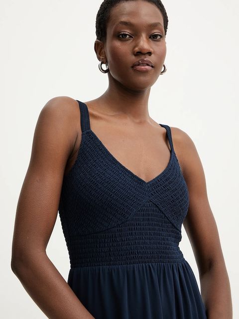 MICHAEL Michael Kors sukienka kolor granatowy maxi rozkloszowana MR683C57R3