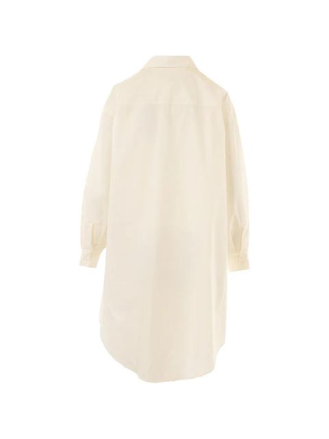 MM6 Maison Margiela polo-collar asymmetric dress - Neutrals - zdjęcie produktu nr 2