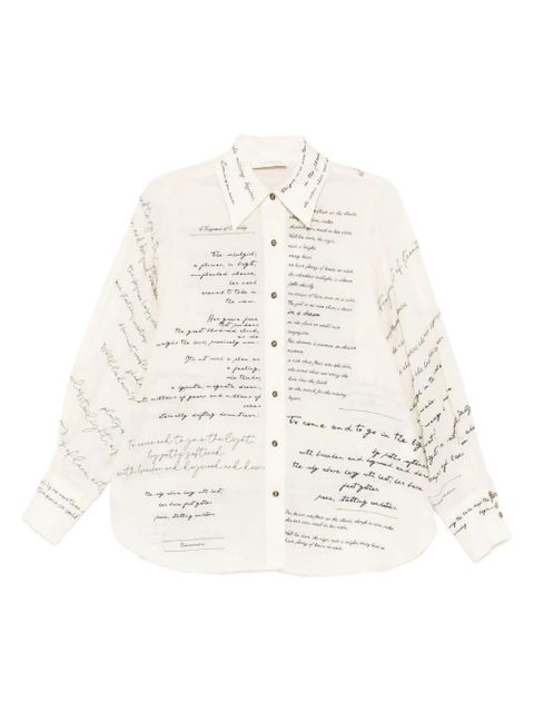 ZIMMERMANN all-over-print shirt - Neutrals - zdjęcie produktu nr 1