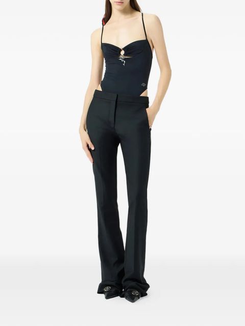 Blumarine dolphin swimsuit - Black