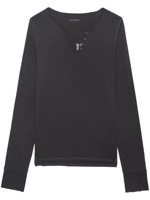 Zadig&Voltaire Fishnet T-shirt - Grey - zdjęcie produktu nr 1