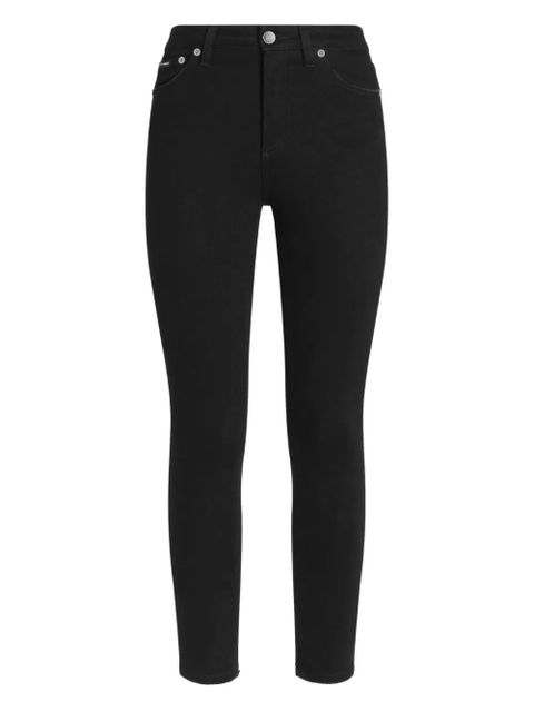 Dolce & Gabbana metal-plaque jeans - Black - zdjęcie produktu nr 1