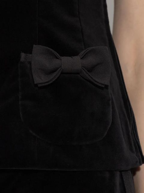 Posse Quincy bow pocket top - Black