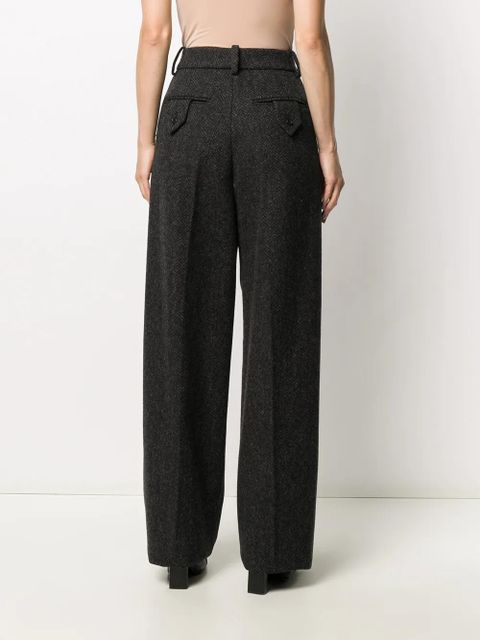Valentino Garavani tailored herringbone trousers - Grey