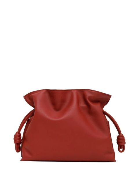LOEWE knotted drawstring bucket bag - Red - zdjęcie produktu nr 2
