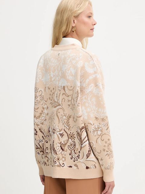 Guess kardigan MELINDA damski kolor pomarańczowy ciepły W5GR31 Z2ZK2