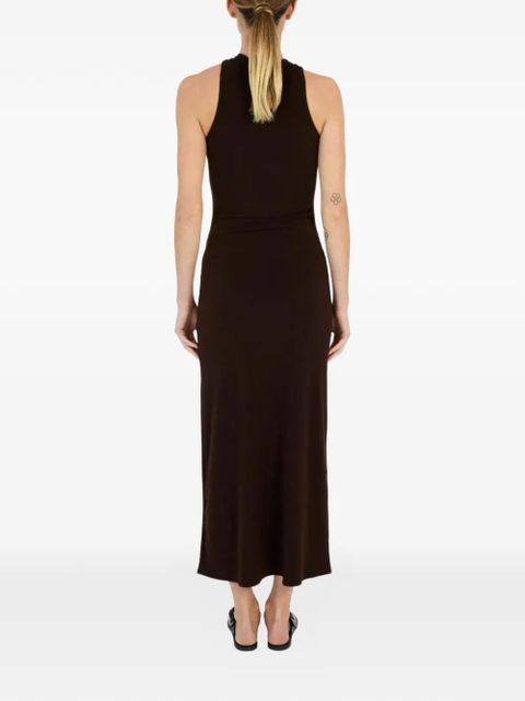 Coperni C-logo gathered dress - Brown - zdjęcie produktu nr 2