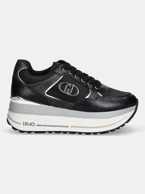Liu Jo sneakersy LIU JO MAXI WONDER PLUS 01 damskie kolor czarny BF5011PX77622222