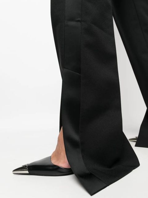 Off-White split-hem tailored trousers - Black