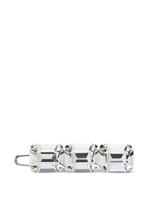 Maison Michel crystal-embellishment hair clip - Silver - zdjęcie produktu nr 1