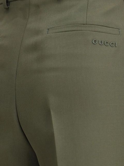 Gucci Boyfriend Trousers - Green