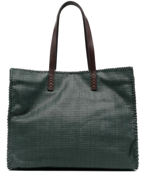 DRAGON DIFFUSION leather tote bag - Green