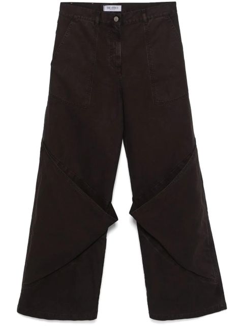 The Attico wide-leg trousers - Brown - zdjęcie produktu nr 1