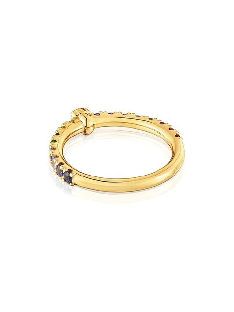 Tous pierścionek ze srebra pokrytego złotem - zdjęcie produktu nr 2