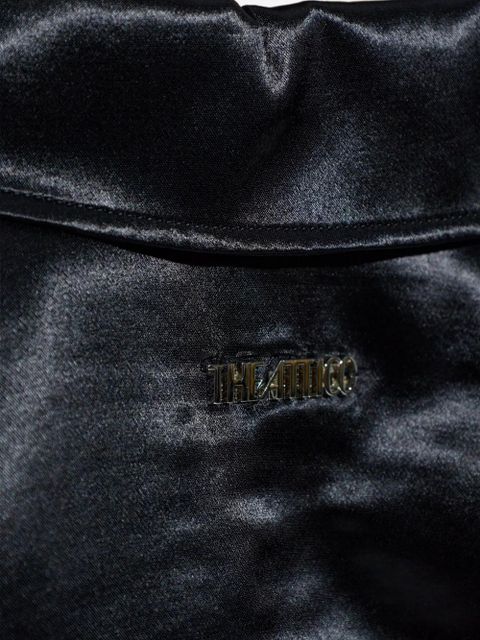 The Attico buttoned collared mini dress - Black - zdjęcie produktu nr 2