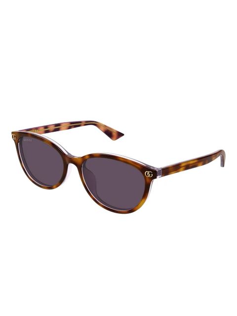 Gucci Eyewear tortoiseshell sunglasses - Brown - zdjęcie produktu nr 2