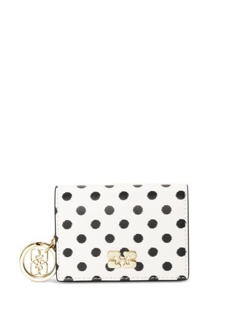 GANNI polka-dot wallet - White - zdjęcie produktu nr 1