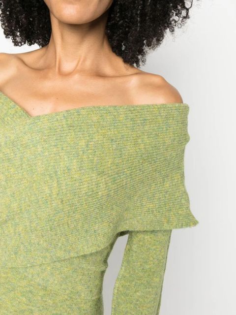 Cult Gaia Zennie draped midi dress - Green