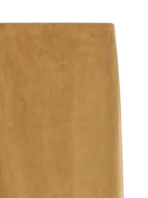 The Row Danas high-waist midi skirt - Brown