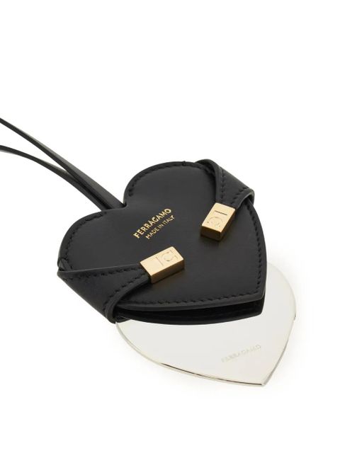 Ferragamo logo-printed charm - Black