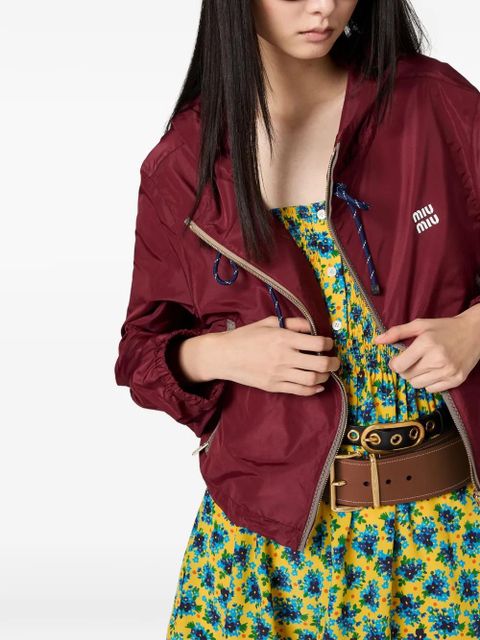 Miu Miu hooded jacket - Red