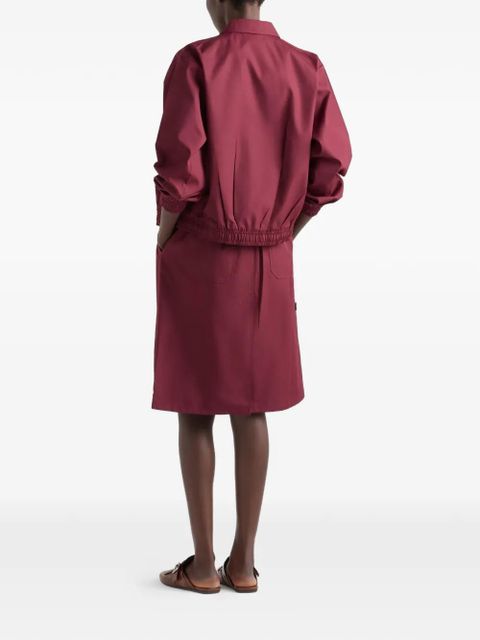 Prada poplin jacket - Red