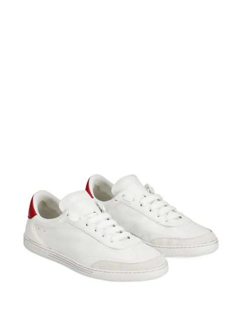 Dolce & Gabbana Saint Tropez leather-panel sneakers - White